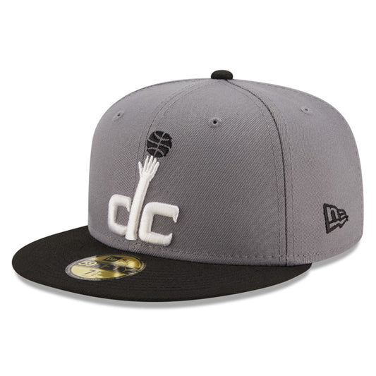 Washington Wizards New Era STORM GRAY Fitted 59Fifty NBA Hat