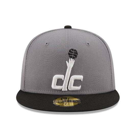 Washington Wizards New Era STORM GRAY Fitted 59Fifty NBA Hat