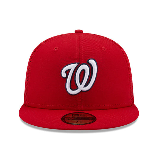 Washington Nationals New Era MLB CLASSIC TRUCKER 59FIFTY Fitted Mesh Hat