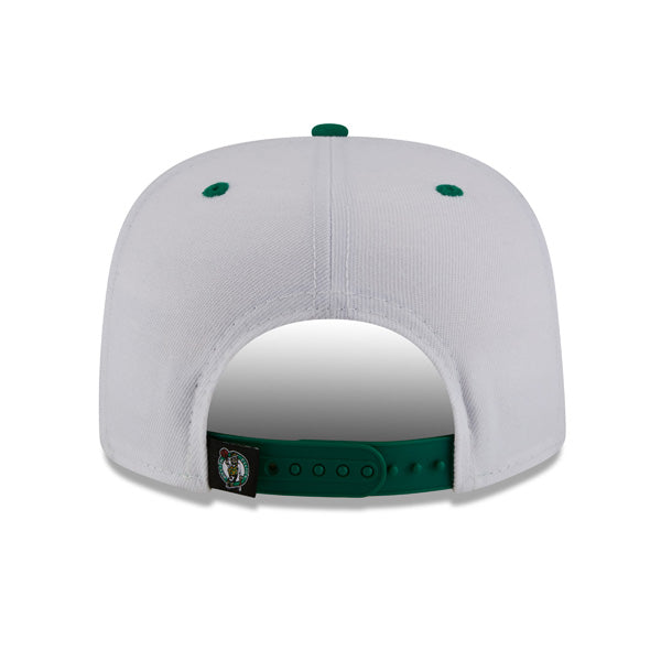 Boston Celtics New Era TEAM RETRO 9Fifty Snapback NBA Hat - White/Green