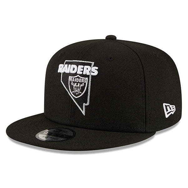 Las Vegas Raiders New Era LOCAL 9Fifty Snapback NFL Hat - Black