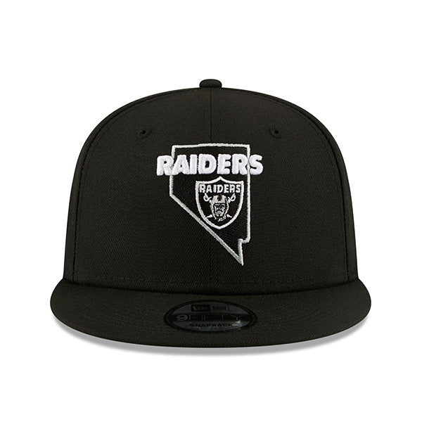 Las Vegas Raiders New Era LOCAL 9Fifty Snapback NFL Hat - Black