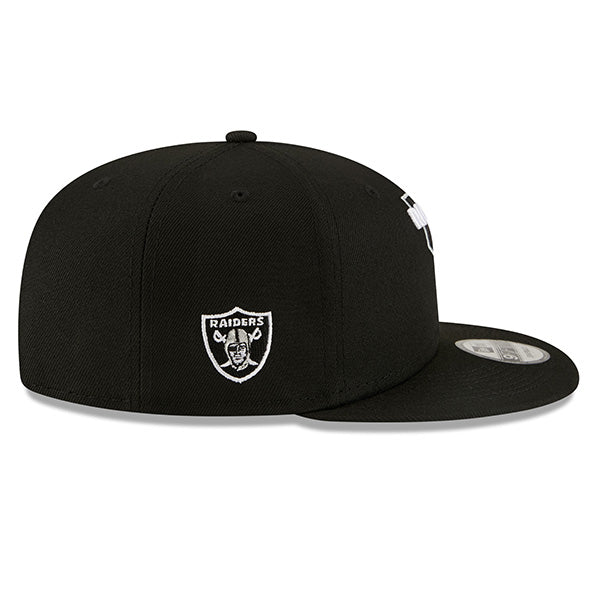 Las Vegas Raiders New Era LOCAL 9Fifty Snapback NFL Hat - Black