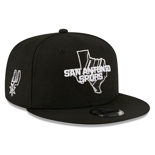 San Antonio Spurs New Era LOCAL 9Fifty Snapback NBA Hat - Black
