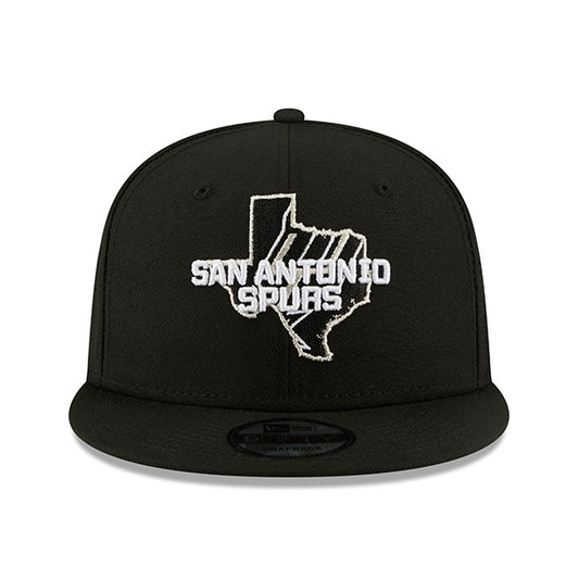 San Antonio Spurs New Era LOCAL 9Fifty Snapback NBA Hat - Black