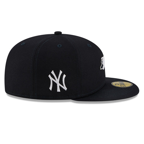 New York Yankees New Era LOCAL Fitted 59Fifty MLB Hat - Navy