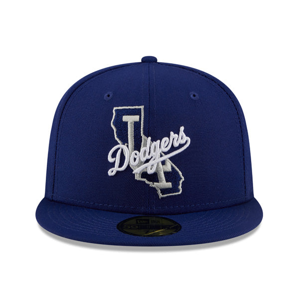 Los Angles Dodgers New Era LOCAL Fitted 59Fifty MLB Hat - Royal