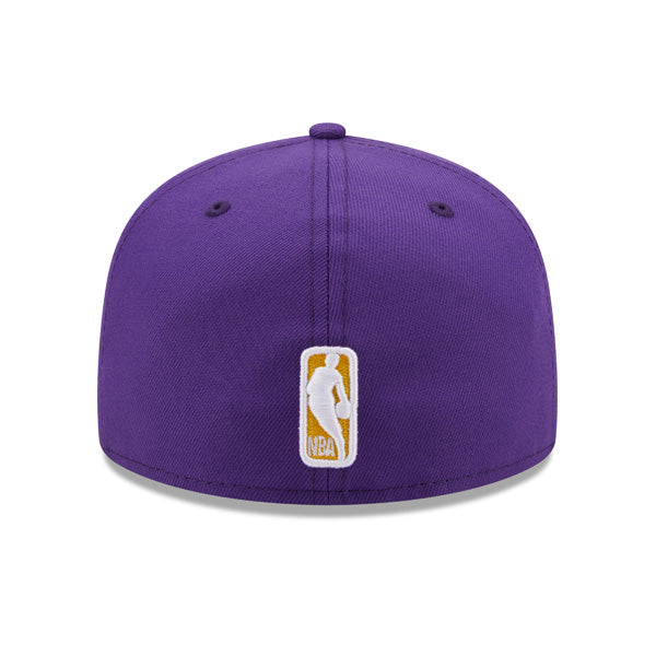 Los Angeles Lakers New Era LOCAL Fitted 59Fifty NBA Hat - Purple