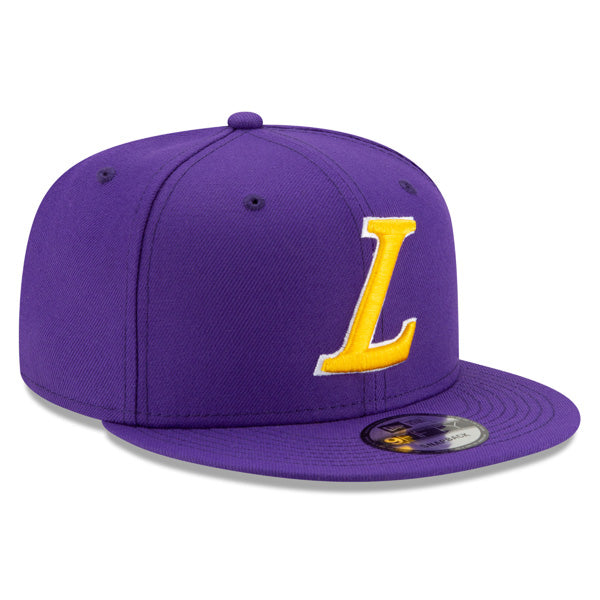 Los Angeles Lakers New Era LIGATURE 9Fifty Snapback Adjustable NBA Hat - Purple