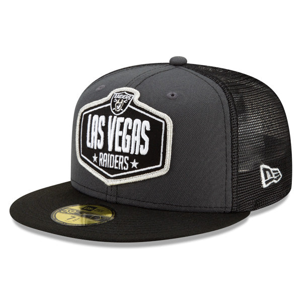 Las Vegas Raiders New Era 2021 NFL Draft On-Stage 59FIFTY Fitted Hat