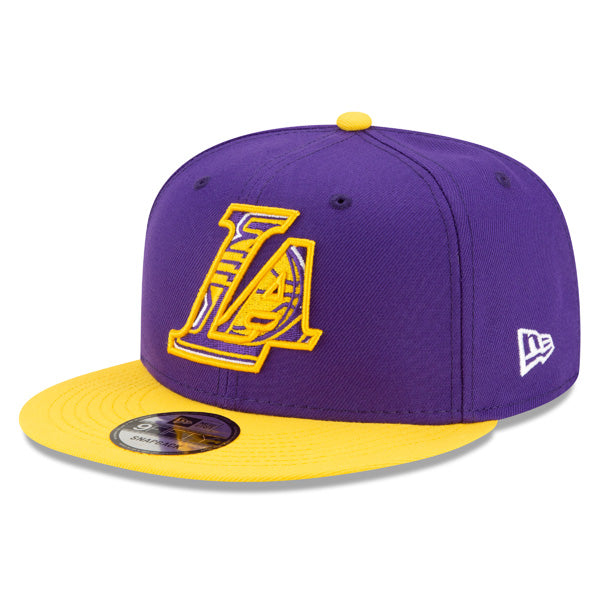 Los Angeles Lakers New Era 2021 NBA Draft On-Stage 9FIFTY Snapback Adjustable Hat - Purple/Yellow