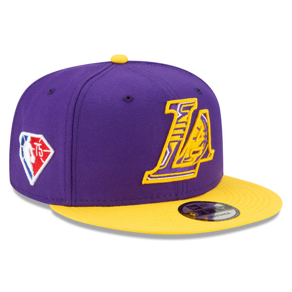 Los Angeles Lakers New Era 2021 NBA Draft On-Stage 9FIFTY Snapback Adjustable Hat - Purple/Yellow