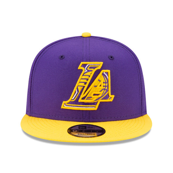 Los Angeles Lakers New Era 2021 NBA Draft On-Stage 9FIFTY Snapback Adjustable Hat - Purple/Yellow