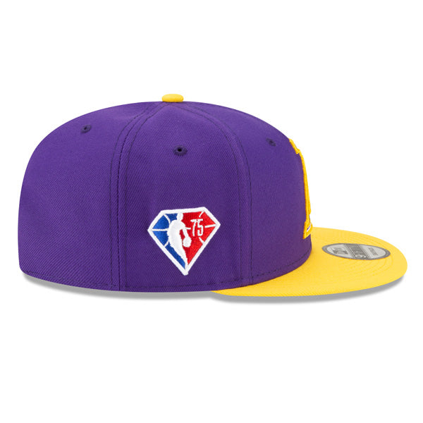 Los Angeles Lakers New Era 2021 NBA Draft On-Stage 9FIFTY Snapback Adjustable Hat - Purple/Yellow