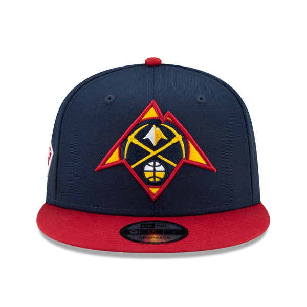 Denver Nuggets New Era 2021 NBA Draft On-Stage 9FIFTY Snapback Adjustable Hat - Navy/Brick