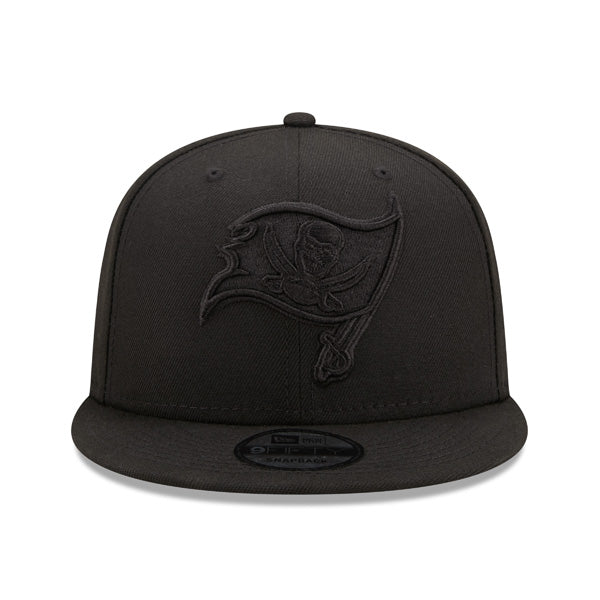Tampa Bay Buccaneers New Era BLACK OUT 9Fifty Snapback NFL Hat - Black