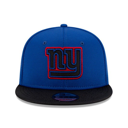 New York Giants New Era 2021 NFL Sideline Road 9FIFTY Snapback Hat - Royal/Black