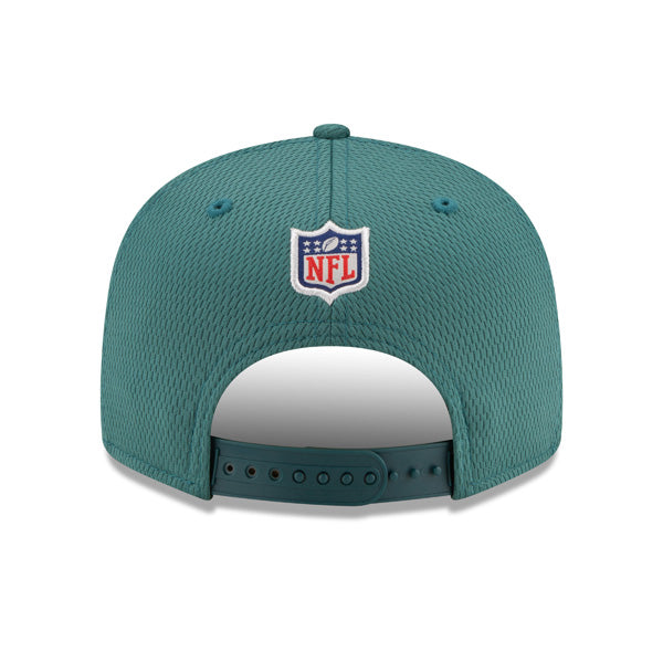 Philadelphia Eagles New Era 2021 NFL Sideline Road 9FIFTY Snapback Hat - Green/Black