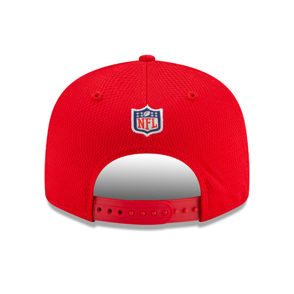 San Francisco 49ers New Era 2021 NFL Sideline Road 9FIFTY Snapback Hat - Red/Black