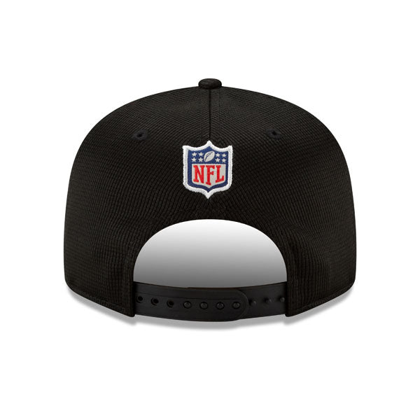 Baltimore Ravens New Era 2021 NFL Sideline HOME 9Fifty Snapback Hat - Black/Purple