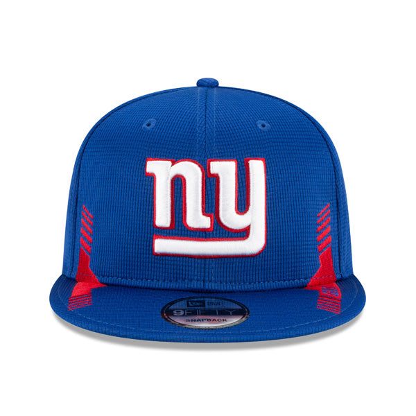 New York Giants New Era 2021 NFL Sideline Throwback HOME 9Fifty Snapback Hat - Royal/Red