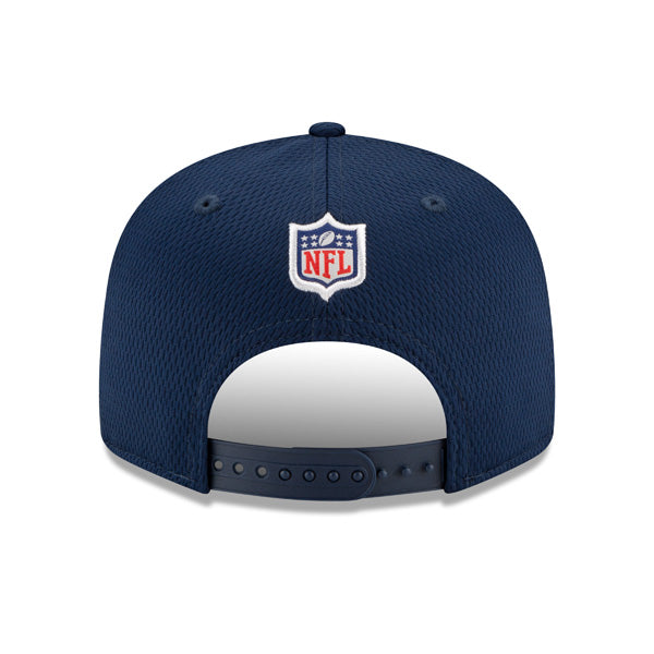 Seattle Seahawks New Era 2021 NFL Sideline Road 9FIFTY Snapback Hat - Navy/Black