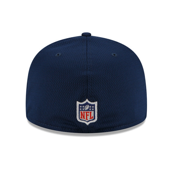 Seattle Seahawks New Era 2021 NFL Official Sideline ROAD 59FIFTY Fitted Hat - Navy/Black