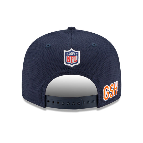 Chicago Bears New Era 2021 NFL Sideline Road 9FIFTY Snapback Hat - Navy/Black