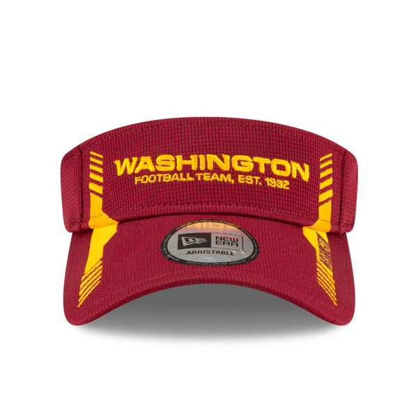 Washington Football Team New Era 2021 NFL Sideline HOME Visor – Burgundy/Yellow