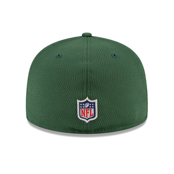 Green Bay Packers New Era 2021 NFL Official Sideline ROAD 59FIFTY Fitted Hat - Green/Black