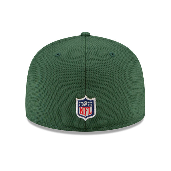 Green Bay Packers New Era 2021 NFL Official Sideline ROAD 59FIFTY Fitted Hat - Green/Black