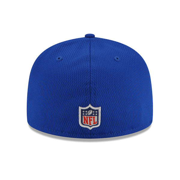 New York Giants New Era 2021 NFL Official Sideline ROAD 59FIFTY Fitted Hat - Royal/Black