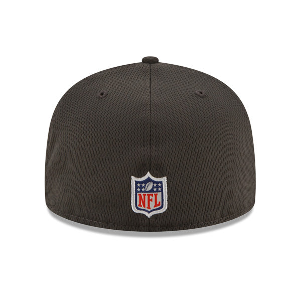 Tampa Bay Buccaneers New Era 2021 NFL Official Sideline ROAD 59FIFTY Fitted Hat - Pewter/Black