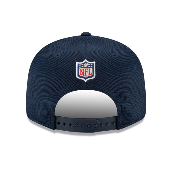 Seattle Seahawks New Era 2021 NFL Sideline HOME 9Fifty Snapback Hat - Navy/Lime