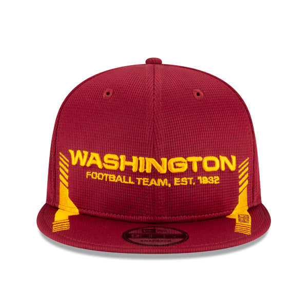 Washington Football Team New Era 2021 NFL Sideline Throwback HOME 9Fifty Snapback Hat - Burgundy/Gold