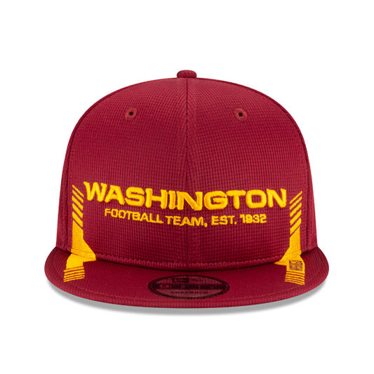 Washington Football Team New Era 2021 NFL Sideline Throwback HOME 9Fifty Snapback Hat - Burgundy/Gold