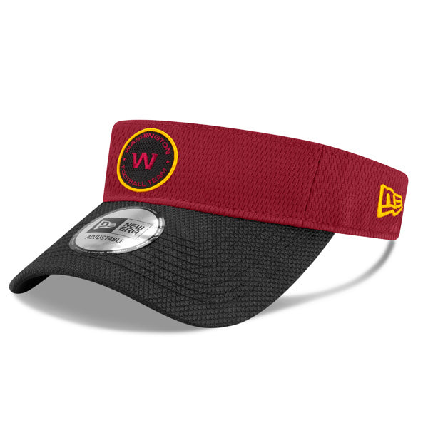 Washington Football Team New Era 2021 NFL Sideline Road Visor – Burgundy/Black