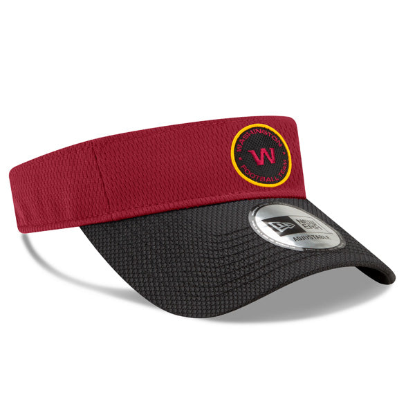 Washington Football Team New Era 2021 NFL Sideline Road Visor – Burgundy/Black