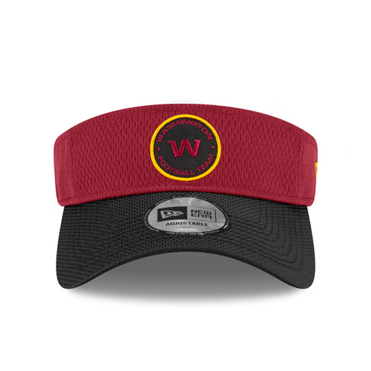 Washington Football Team New Era 2021 NFL Sideline Road Visor – Burgundy/Black