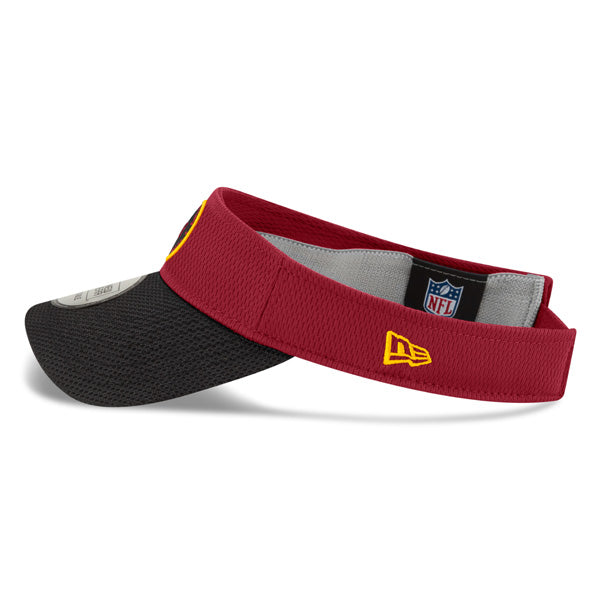 Washington Football Team New Era 2021 NFL Sideline Road Visor – Burgundy/Black