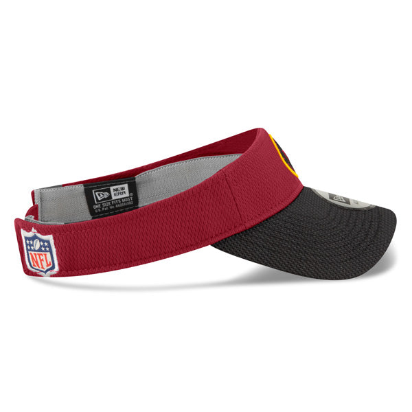 Washington Football Team New Era 2021 NFL Sideline Road Visor – Burgundy/Black