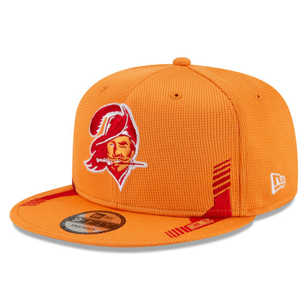 Tampa Bay Buccaneers New Era 2021 NFL Sideline Throwback HOME 9Fifty Snapback Hat - Orange