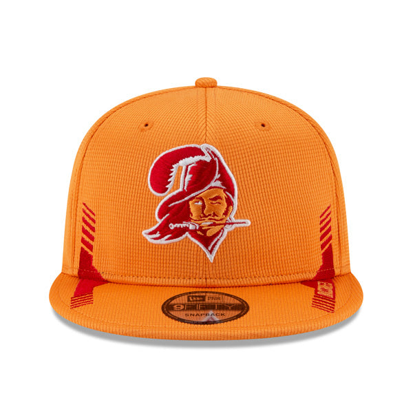 Tampa Bay Buccaneers New Era 2021 NFL Sideline Throwback HOME 9Fifty Snapback Hat - Orange