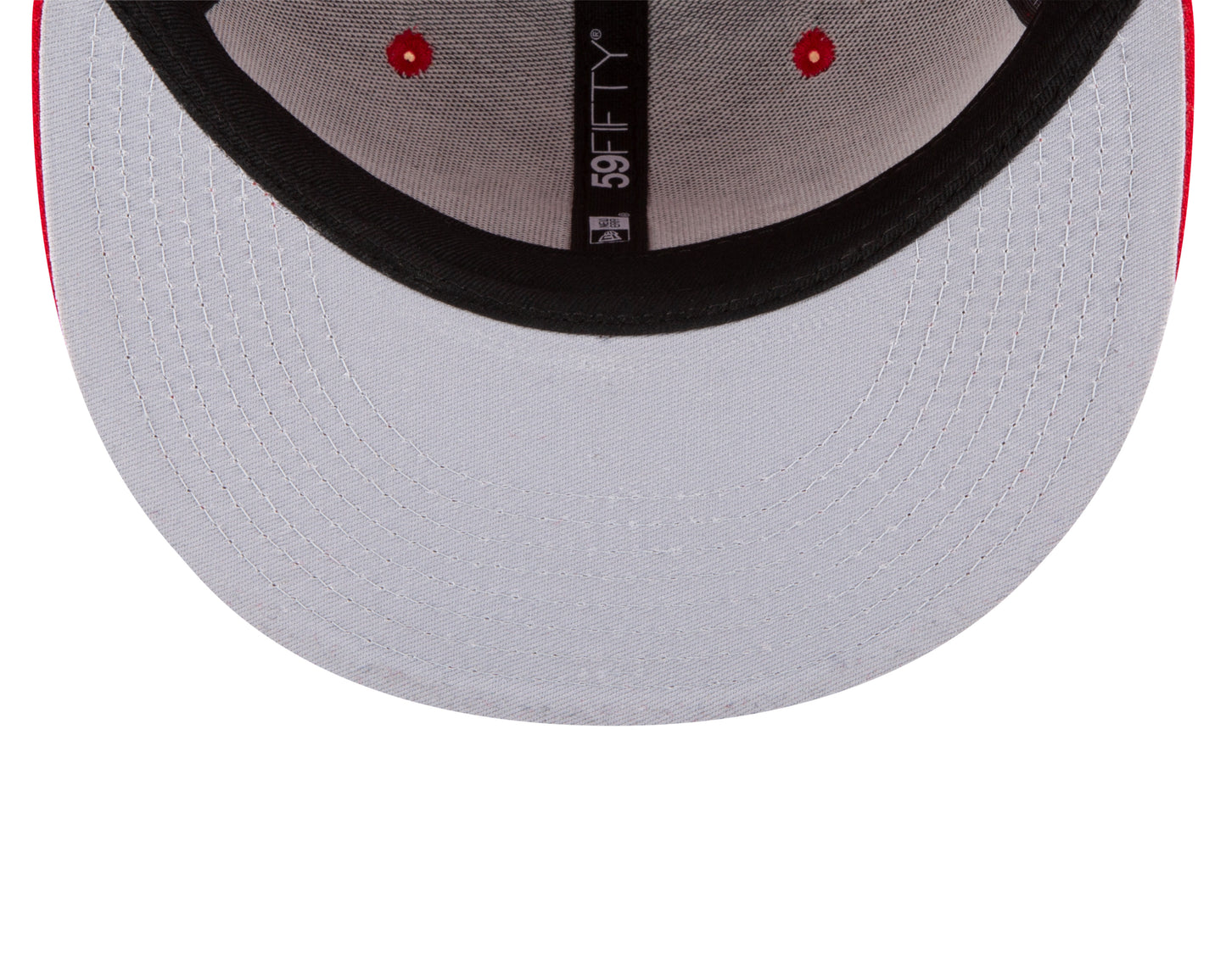 Washington Nationals MLB New Era CHAMPIONS CURSIVE SERIES 59Fifty Fitted Hat - Red