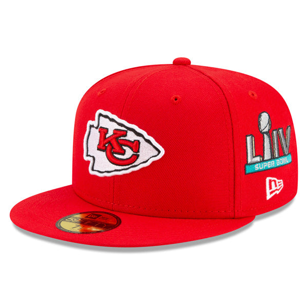 Kansas City Chiefs NFL New Era CHAMPIONS CURSIVE SERIES 59Fifty Fitted Hat - Red