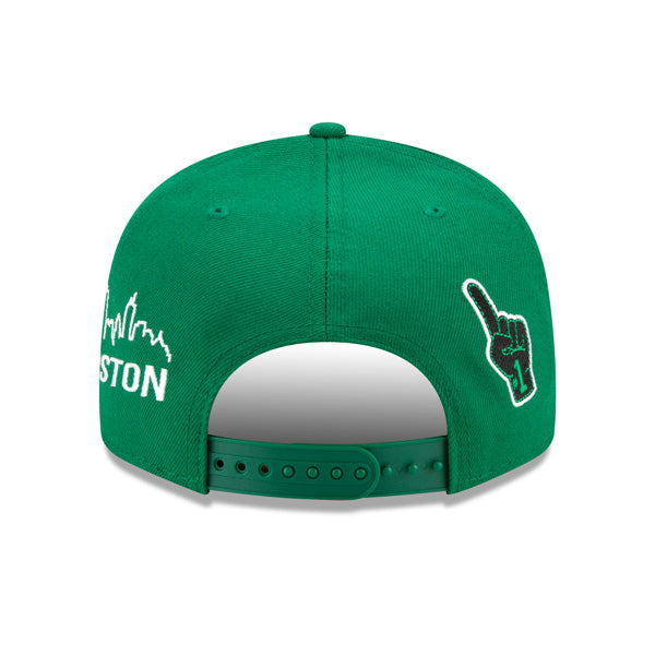 Boston Celtics New Era NBA FINALS ICY 9Fifty Snapback Adjustable Hat - Green
