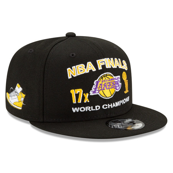 Los Angeles Lakers New Era NBA FINALS ICY 9Fifty Snapback Adjustable Hat - Black