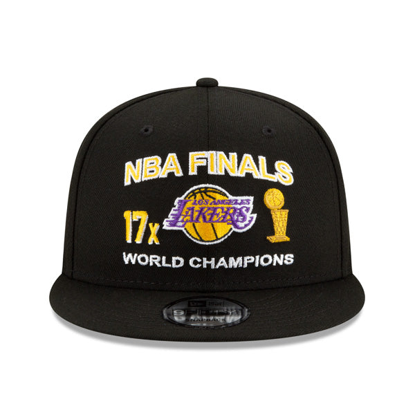 Los Angeles Lakers New Era NBA FINALS ICY 9Fifty Snapback Adjustable Hat - Black