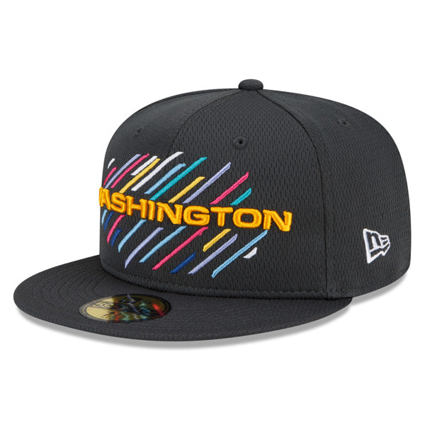 Washington Football Team New Era NFL 2021 CRUCIAL CATCH 59FIFTY Fitted Hat - Charcoal
