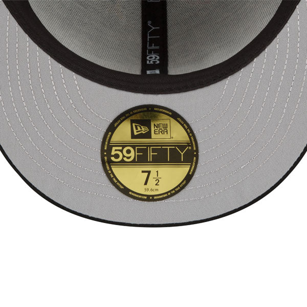 NFL New Era ALL OVER LOGO Exclusive 59Fifty Fitted Hat - Black/Team Color